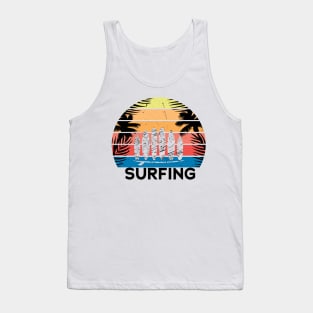 waves, surfing,surfboards, beach shirt,surf, surfer,shirt, summer shirt, Tank Top